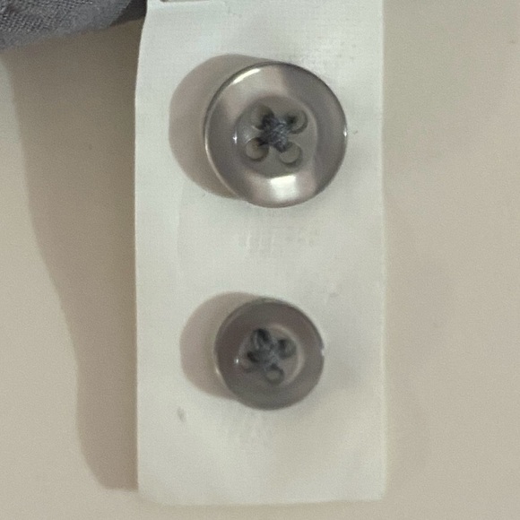 Soul Of London Men's Large Gray Modern Fit Button Down Long Sleeve Dress Shirt - Picture 13 of 13